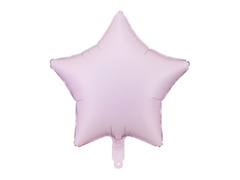 Lila csillag fólialufi - 48 cm - 1 db.