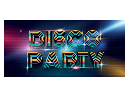 Disco Party poszter - 70x33 cm