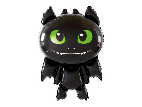 Halloween sárkány fólialufi - 86 x 56 cm - 1 db.