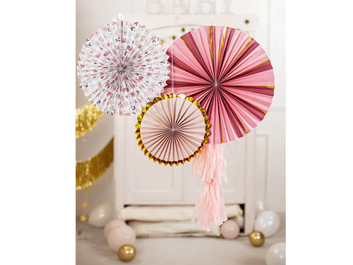 Függő rozetták Virágok - 3 db.