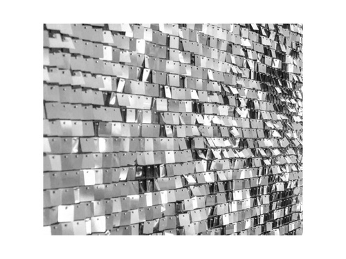 Dekoratív panel ezüst - 30 x 30 cm