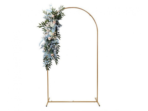 Léggömb íves keret arany - 120 x 220 cm - 1 db.