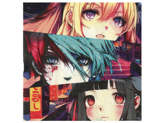 Manga szalvéták - 33 cm - 20 db.