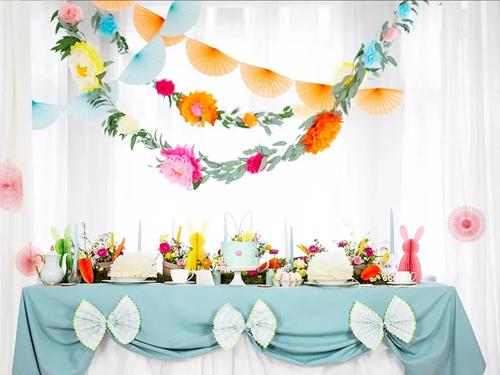 Akasztós rózsaszínű dísz Bunny rózsaszín - 30 cm - 1 db.