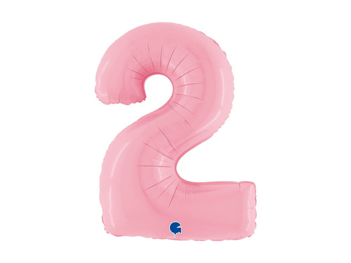 Fólia lufi 2. számú pasztell rózsaszín - 40" - 1 db.