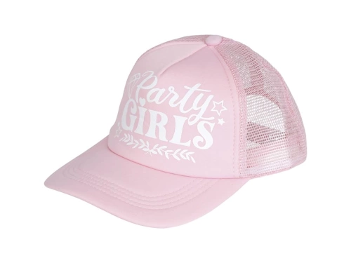 Party Girls baseball sapka rózsaszín - 1 db.