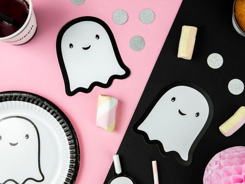 Kétoldalas dekoráció Happy Ghost - 12 db.