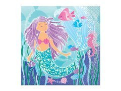 Sellő születésnapi szalvéták - 16 db.