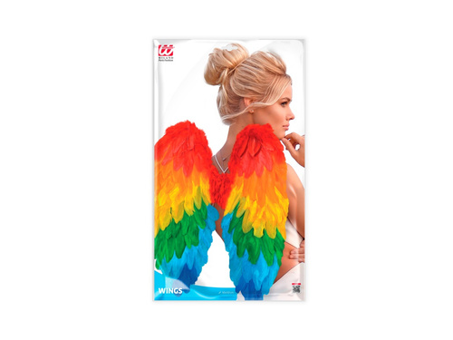 Szivárványos összecsukható tollszárnyak 50×50 cm