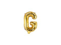 Fólia lufi "G" betű arany - 35 cm
