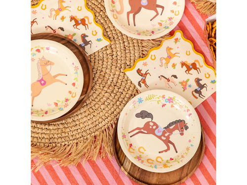 Születésnapi szalvéták Lovak - 33 cm - 10 db.