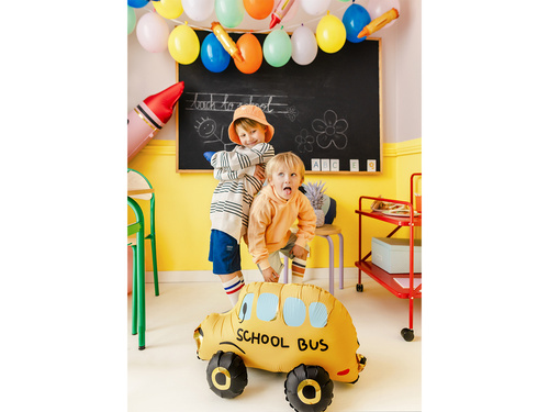 Iskolabusz fólialufi - 66 x 36 cm - 1 db.