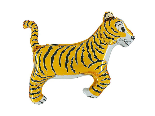 Fólia léggömb Tigris - 83 x 76 cm