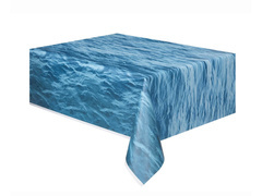 Óceán hullámai fóliás terítő - 137x274 cm - 1 db.