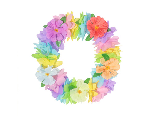 Színes hawaii fejfűzér - 1 db.