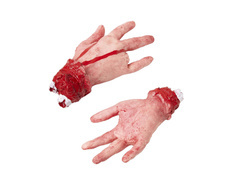 Levágott véres kéz ujj nélkül - 1 db.