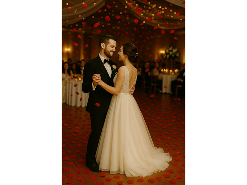 Rózsaszirmok - piros - 500 db.