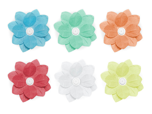 Lebegő lámpások vegyes színekben - 6 db.