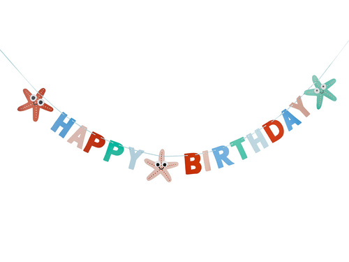 Boldog születésnapot koszorú - 200 cm - 1 db.