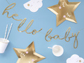 Hello Baby Shower banner - 1 db.