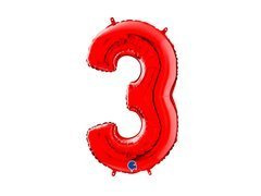 3-as számú fólialufi piros - 66 cm - 1 db.