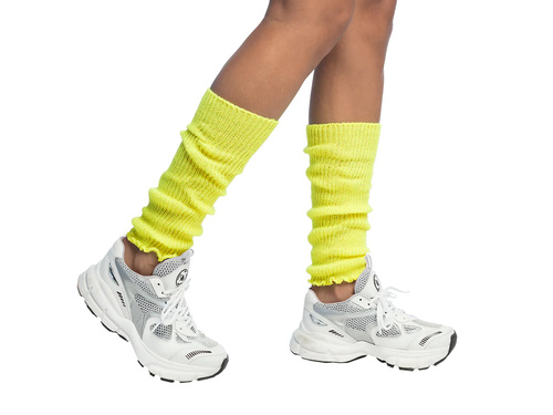 Neonsárga lábmelegítő