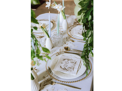 IHS úrvacsorai szalvéta - 33 cm - 12 db.