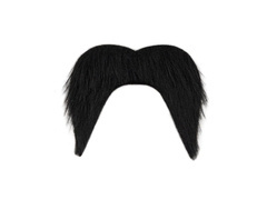 Fekete mexikói bajusz - 1 db.