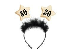 Harmincadik születésnapi karszalag fekete - 1 db.