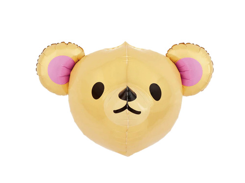 3D mackó fólialufi - 59 x 58 cm - 1 db.