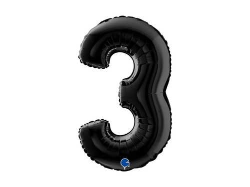 Fólia lufi 3. számú fekete - 26" - 1 db.