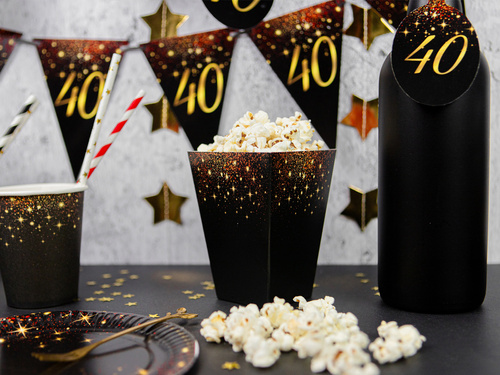 Pezsgő popcorn dobozok - 6 db.