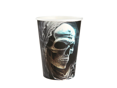 Halloween papírpoharak Skeleton - 270 ml - 10 db.