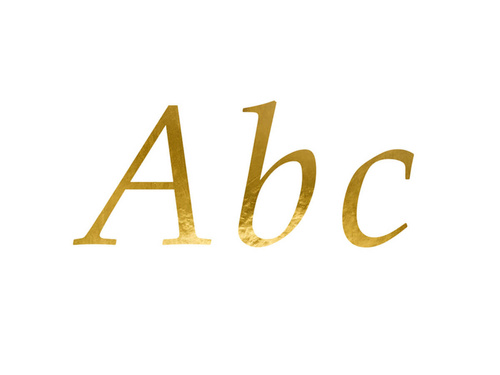 Arany betűmatricák - 171 db.