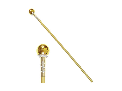 Összecsukható arany pimp bot - 87 cm