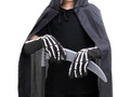 Csontváz hosszú kesztyű - 24 cm - 1 pár
