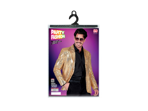Party Fashion party kabát - arany flitteres