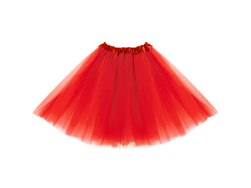 Tutu szoknya - piros - 40 cm - 1 db.