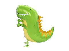 Dinoszaurusz sétáló fólialufi - 65 x 75 cm - 1 db.