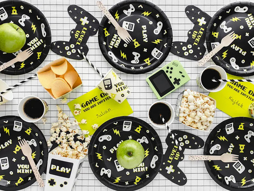 Game Controller születésnapi szalvéta - 11,5 x 16 cm - 12 db.