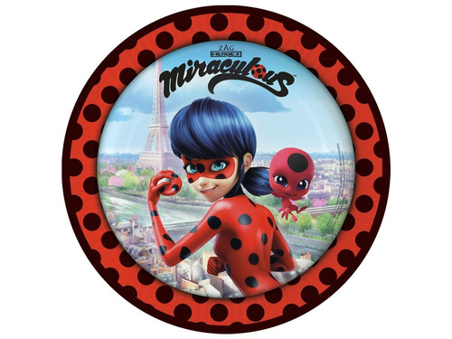 Miraculum születésnapi poharak + tányérok + papírszalvéták készlet - 36 db.