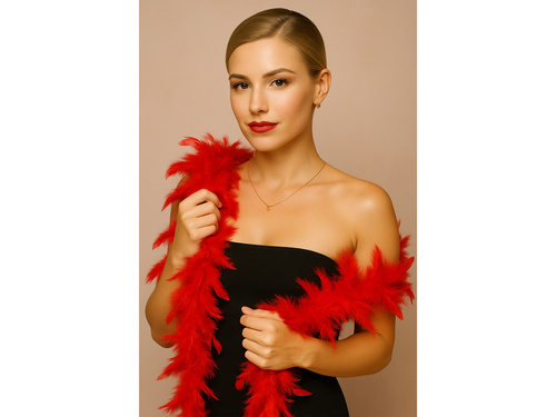 Toll boa - piros - 180 cm.