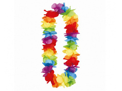 Hawaii nyaklánc - szivárvány - 120 cm - 1 db.