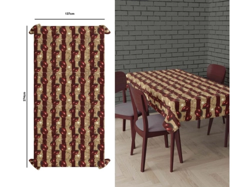 Kísérteties bohóc Halloween fólia terítő - 137 x 274 cm - 1 db.