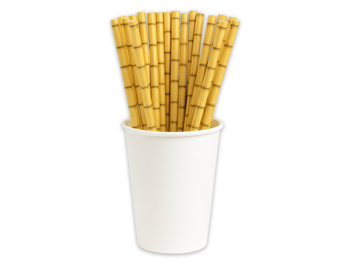 Szívószálak Bambusz - 19 cm - 25 db.