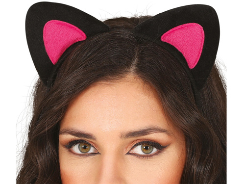 Cica fejpánt fekete - 1 db.