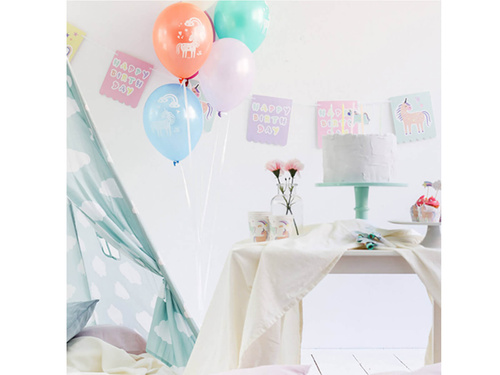 Egyszarvú zászló banner - 6 m - 1 db.