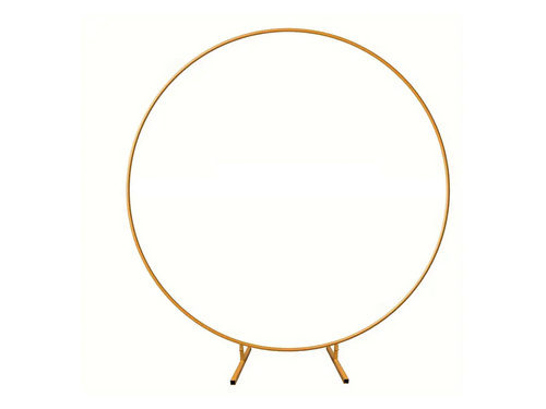 Arany kerek lufi állvány - 200 cm - 1 db.