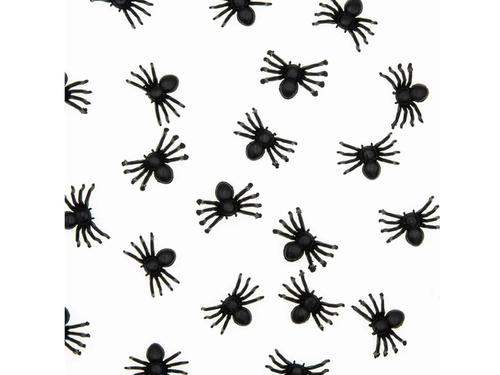 Halloween pókok dekoráció - 10 db.