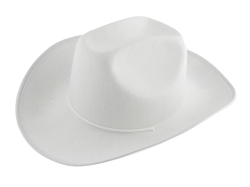 Fehér cowboy kalap - 1 db.